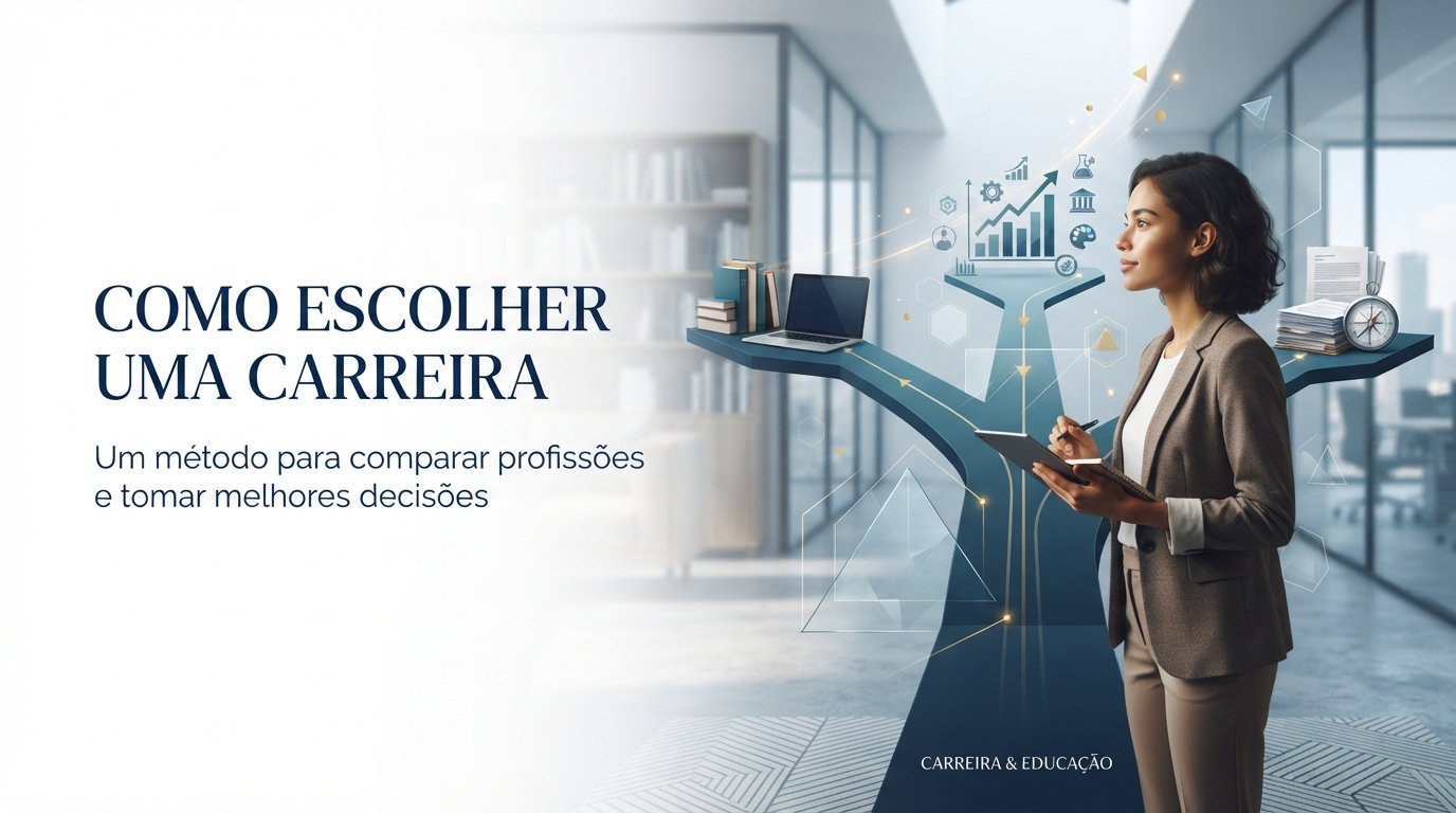 Como escolher uma carreira: método para comparar profissões