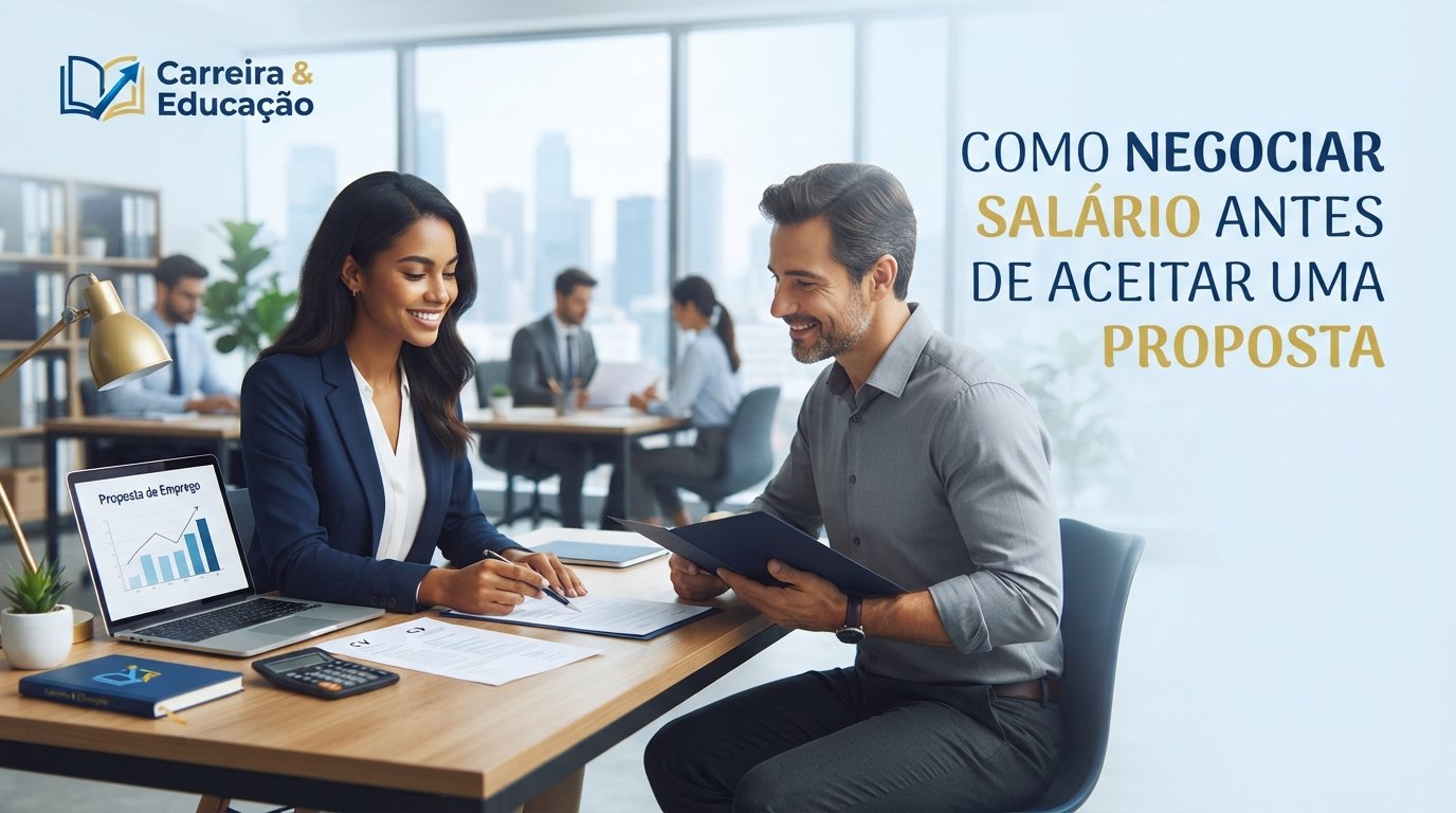 Como negociar salário antes de aceitar uma proposta