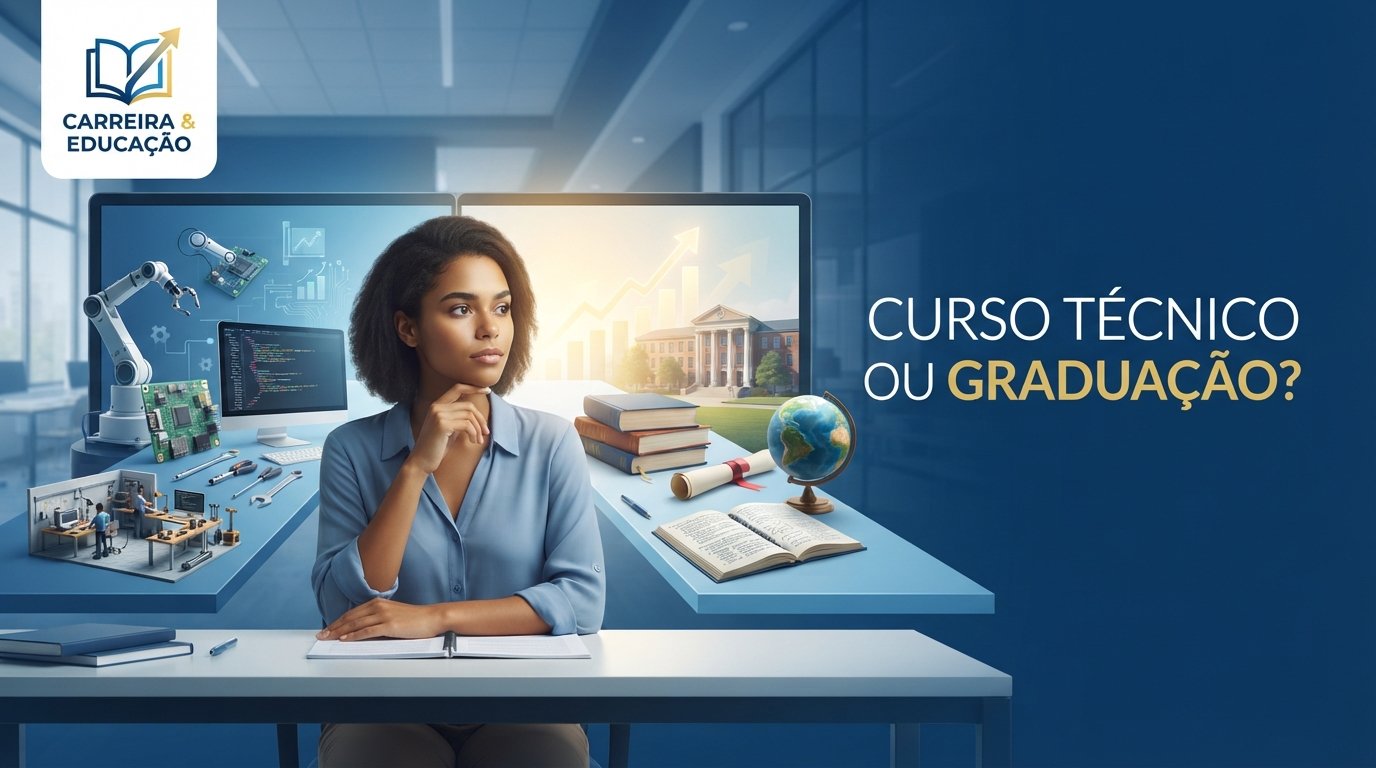 Curso técnico ou graduação: qual escolher?