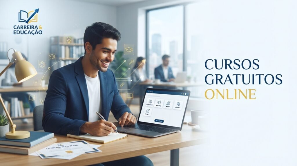 Imagem ilustrativa sobre cursos gratuitos online
